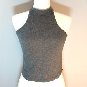 Grey crop top